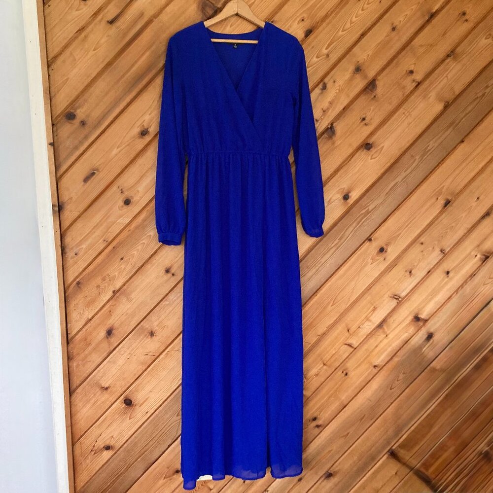 Lulus Royal Blue Maxi Dress Size S